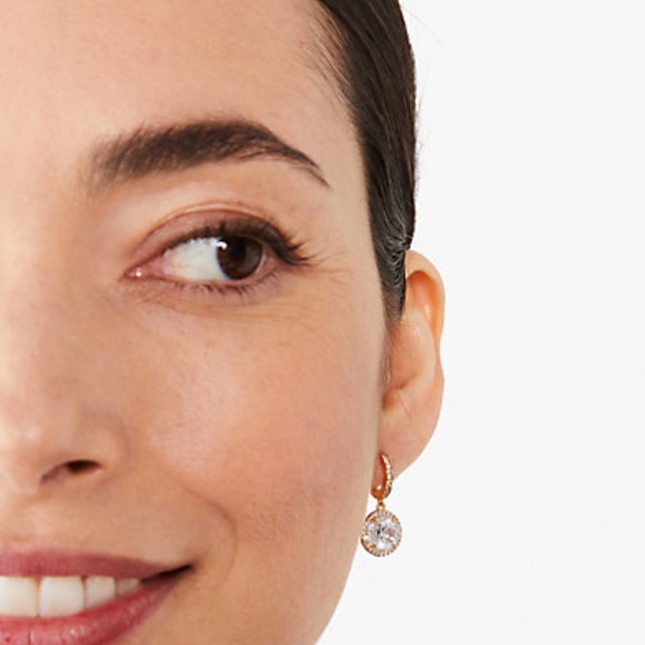 $58 Kate Spade something sparkly spade huggies gold - Picture 2 of 8